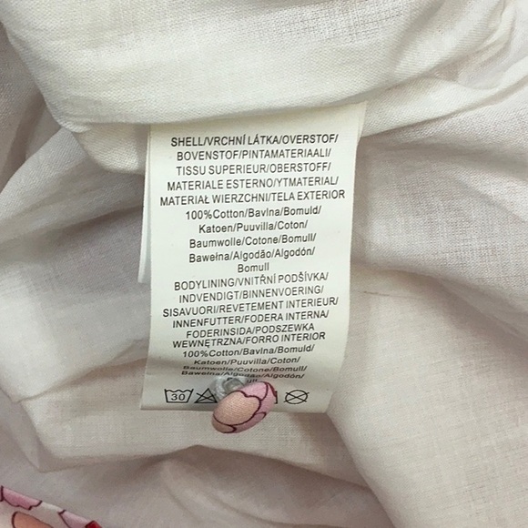 NWT Glamorous Pink Red blush Floral print Cotton Dress mini *runs small 4 6 8 - Picture 9 of 12